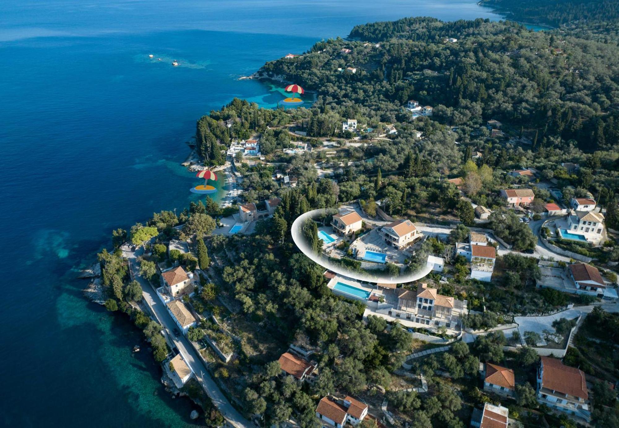 Pangolas Apartments Paxos Longós 외부 사진